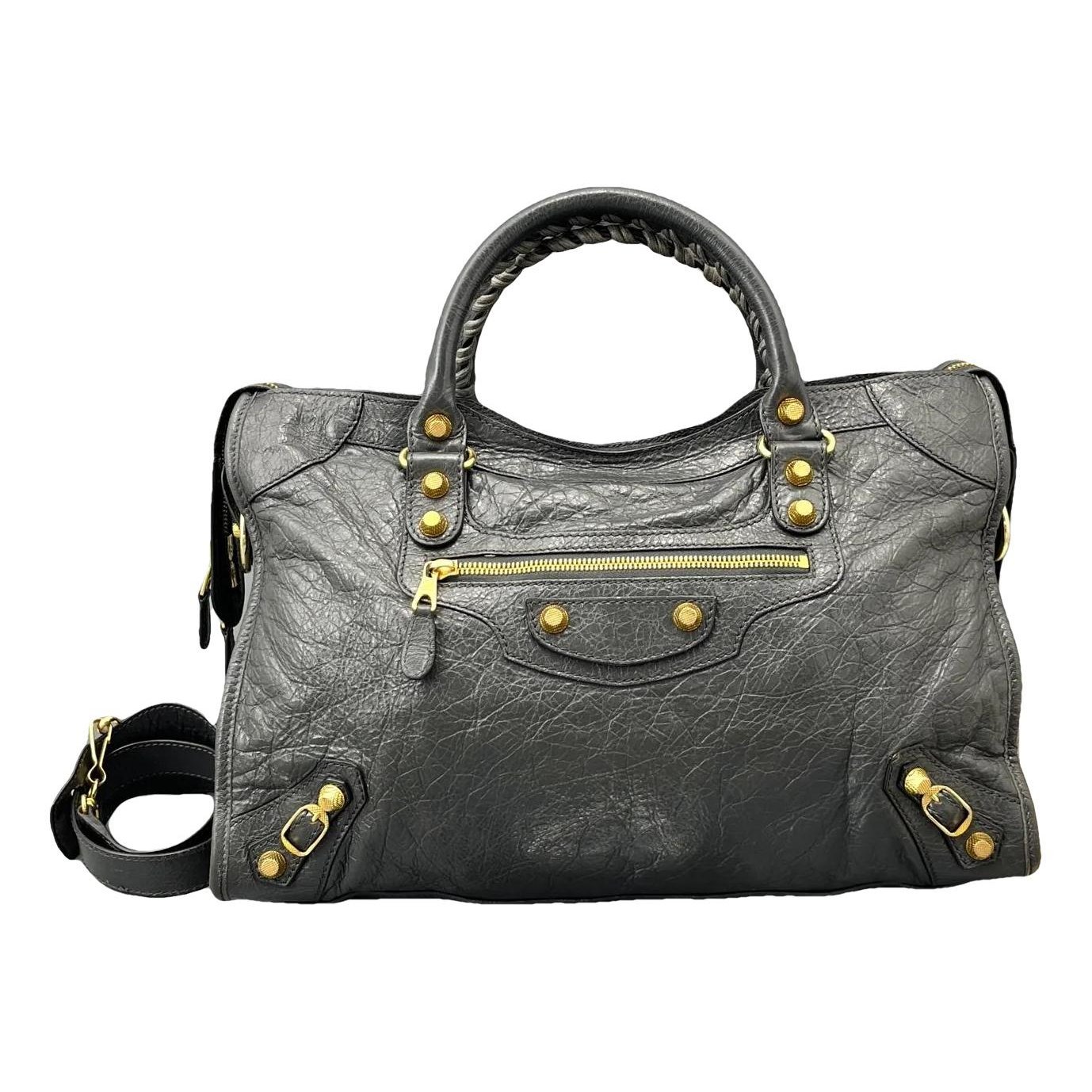 City leather mini bag