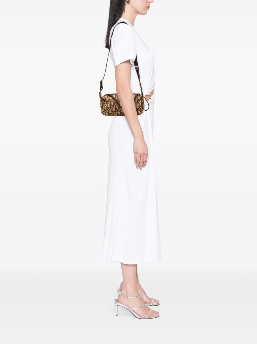 Dior 2006 Oblique Canvas Flight shoulder bag