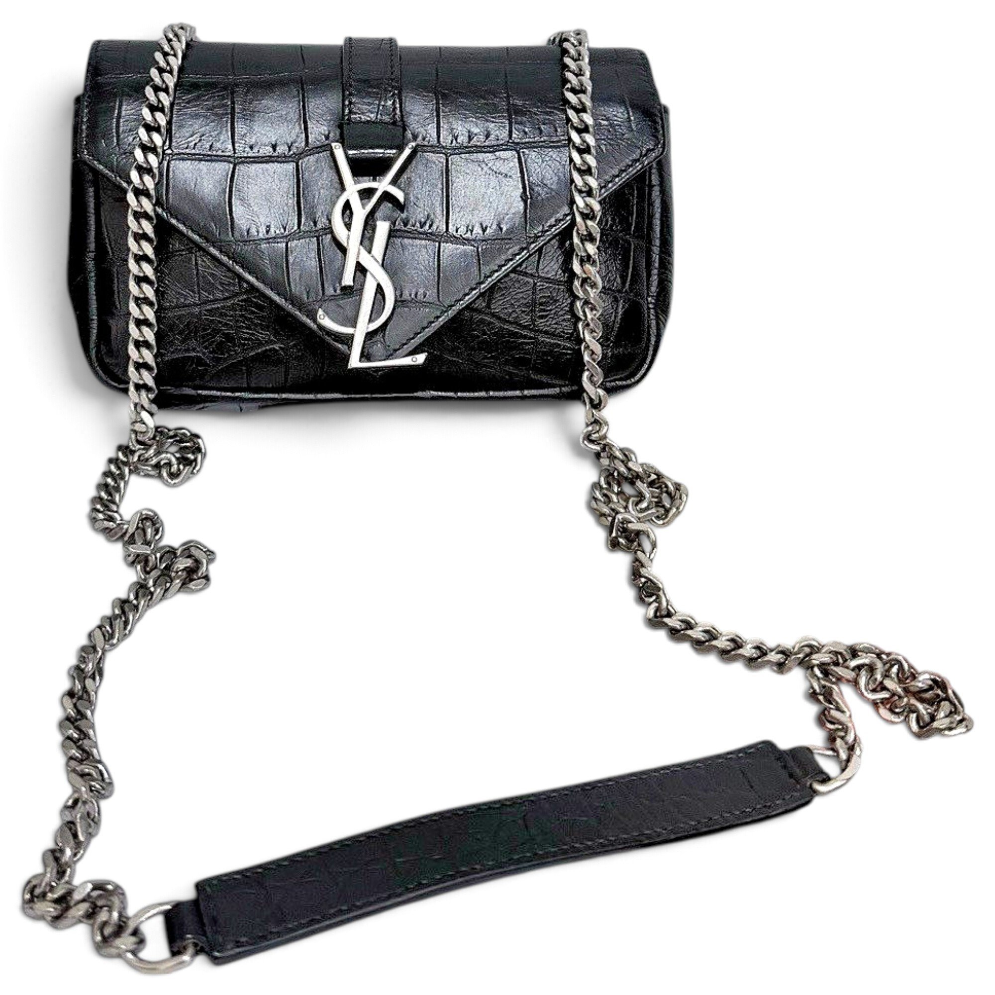 Baby monogramme leather crossbody bag