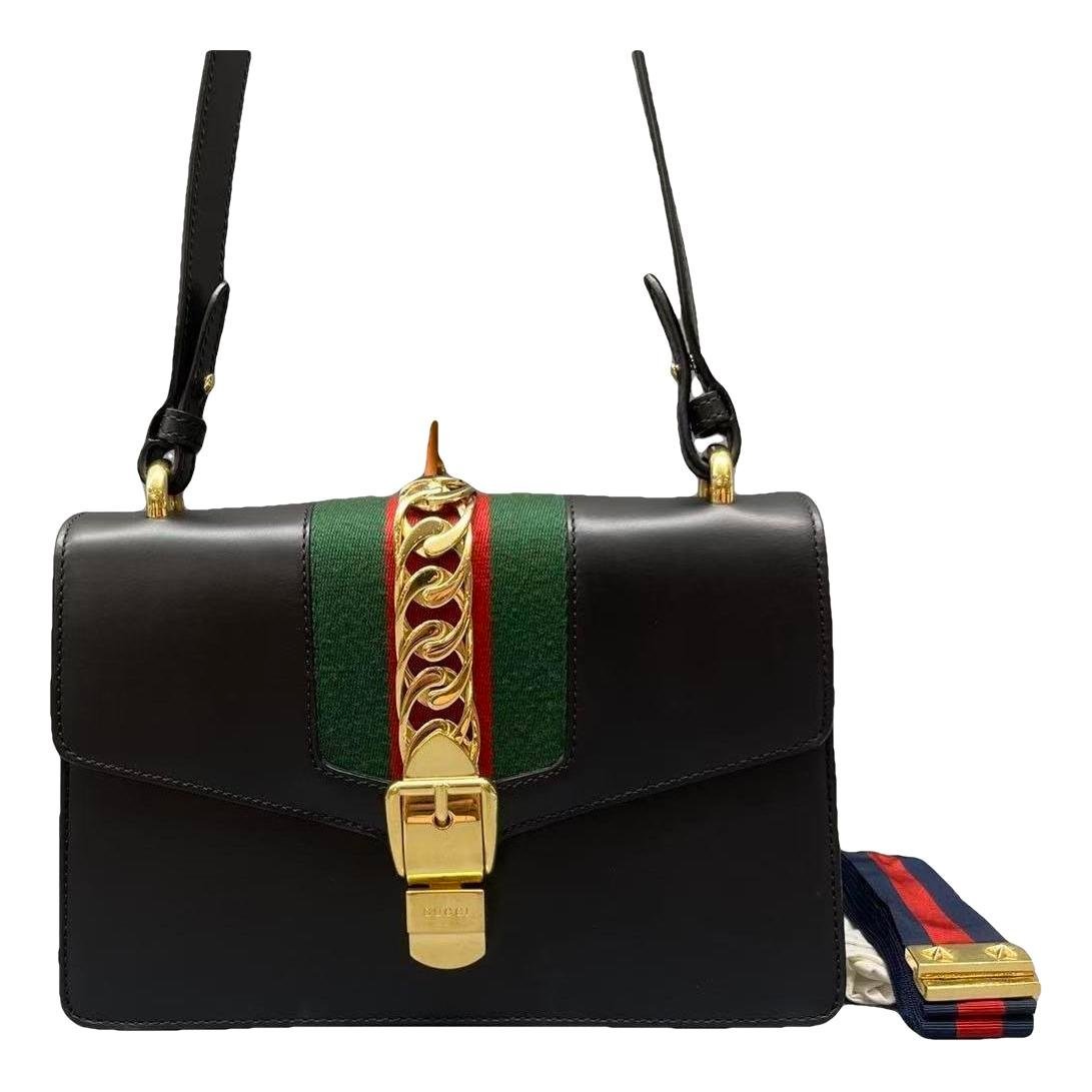 Sylvie Flap Chain leather handbag
