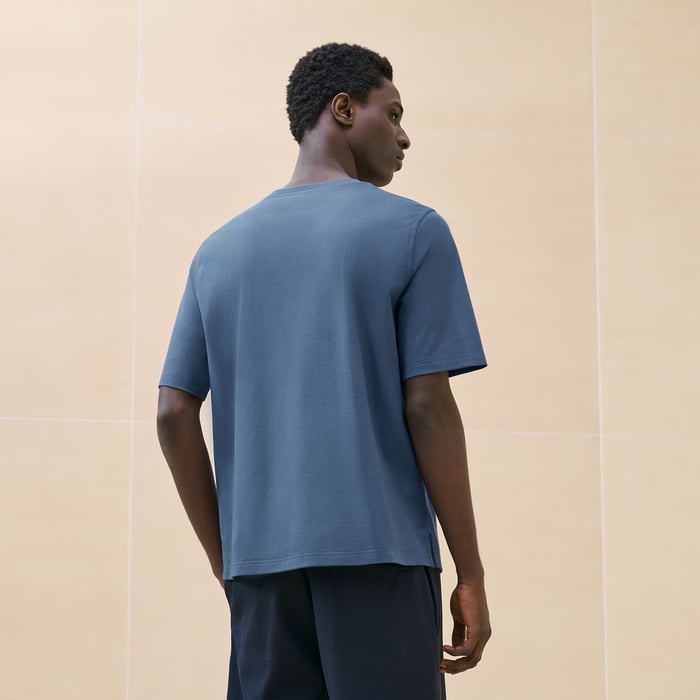 Bleu Turquin "Metallerie Au Carre" T-shirt