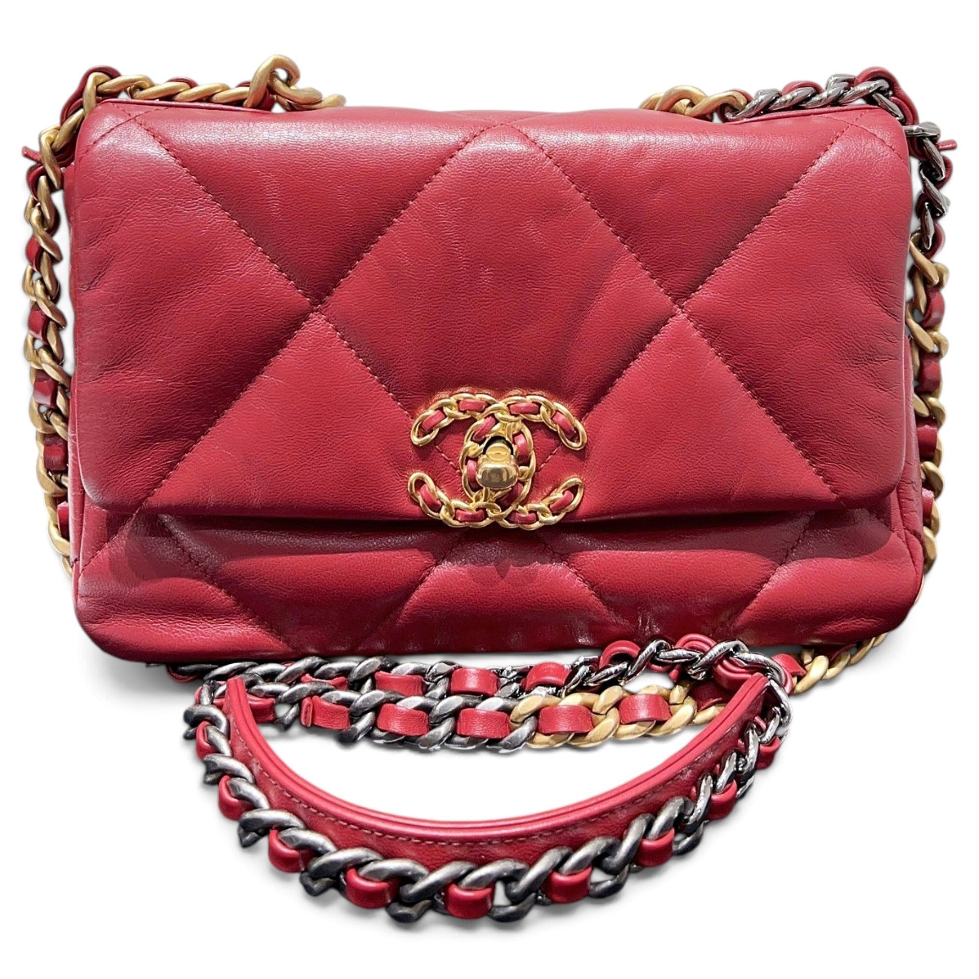 Chanel 19 leather handbag