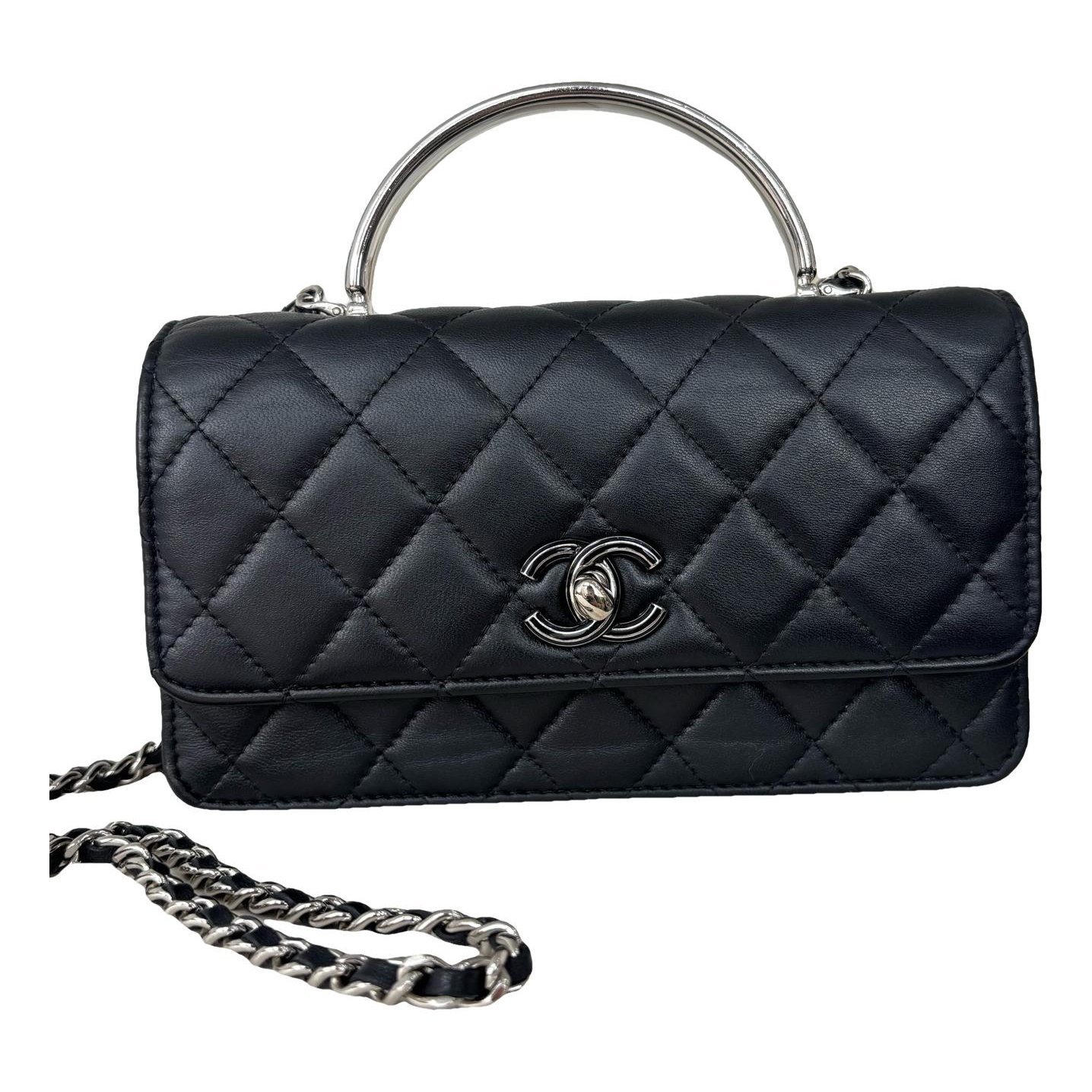 Wallet On Chain Timeless/Classique leather crossbody bag