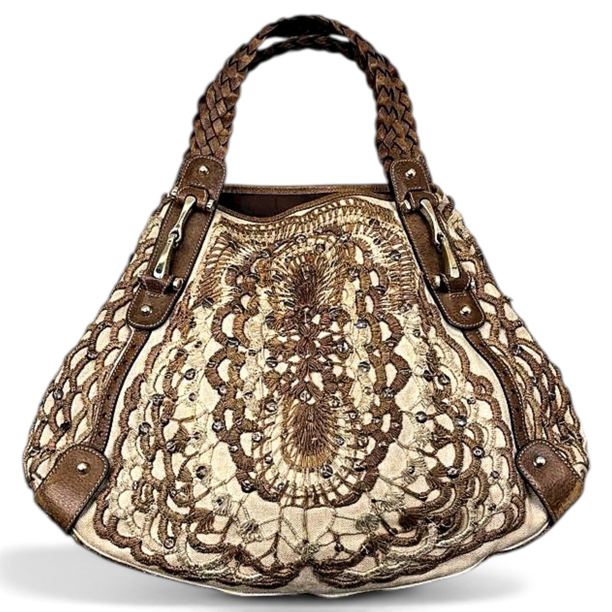 Leather travel bag
