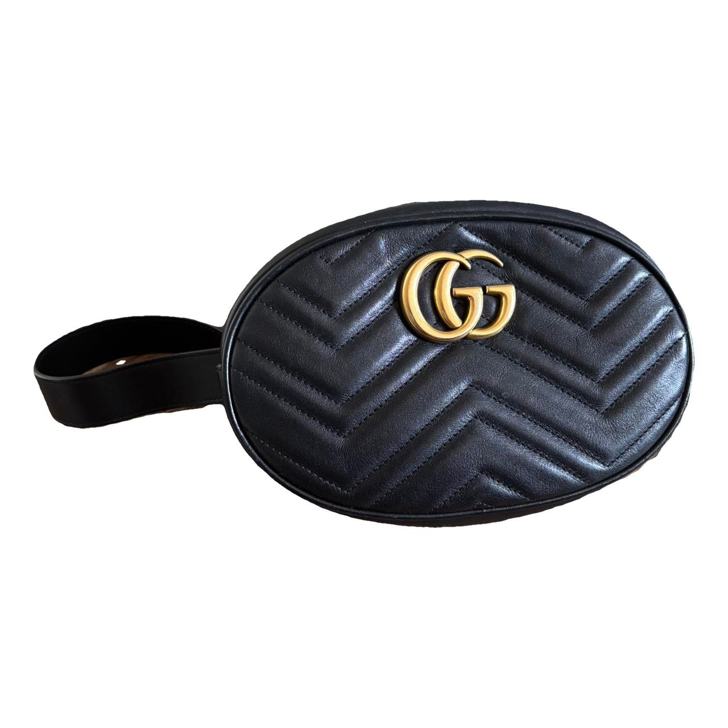 GG Marmont Oval leather handbag