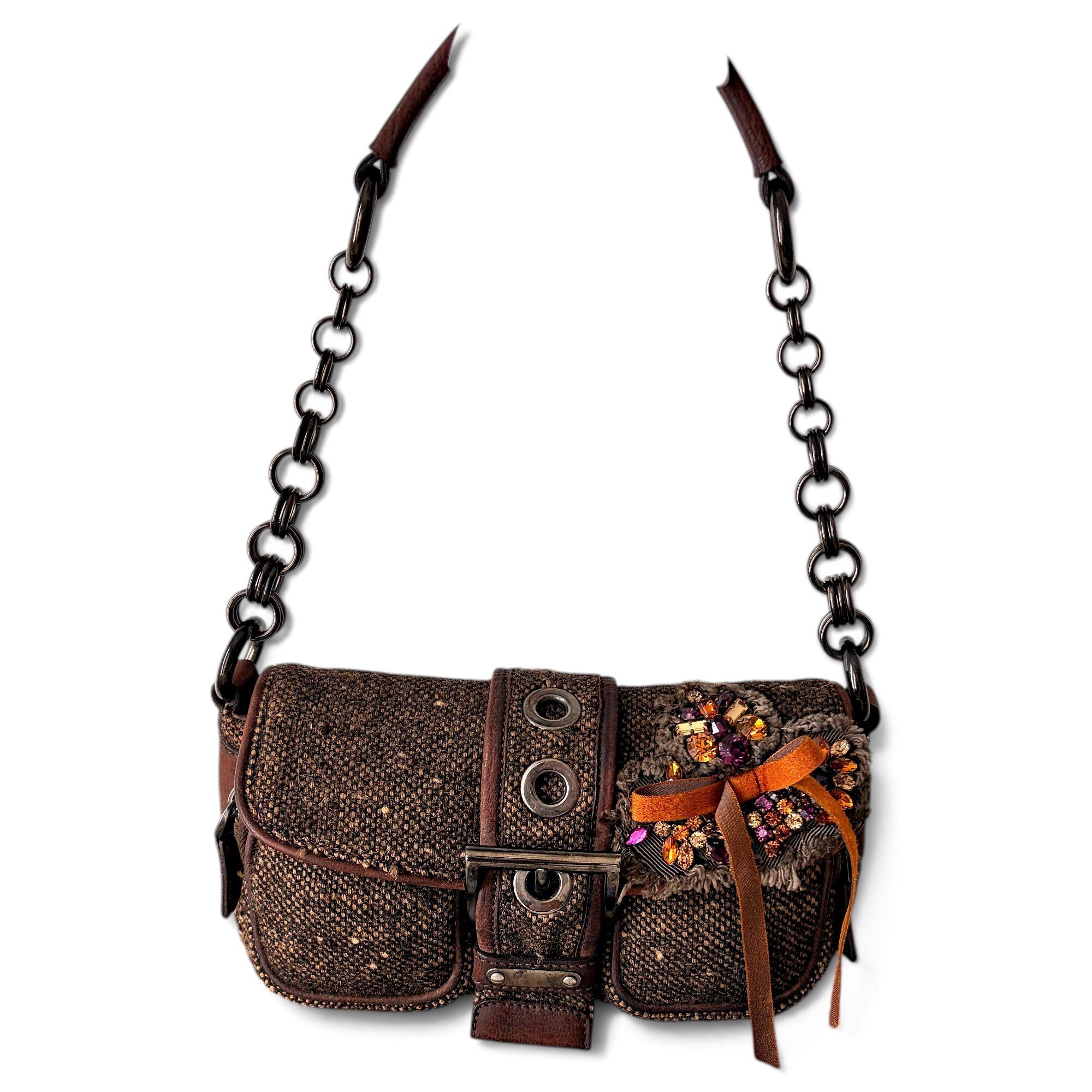 Tweed handbag