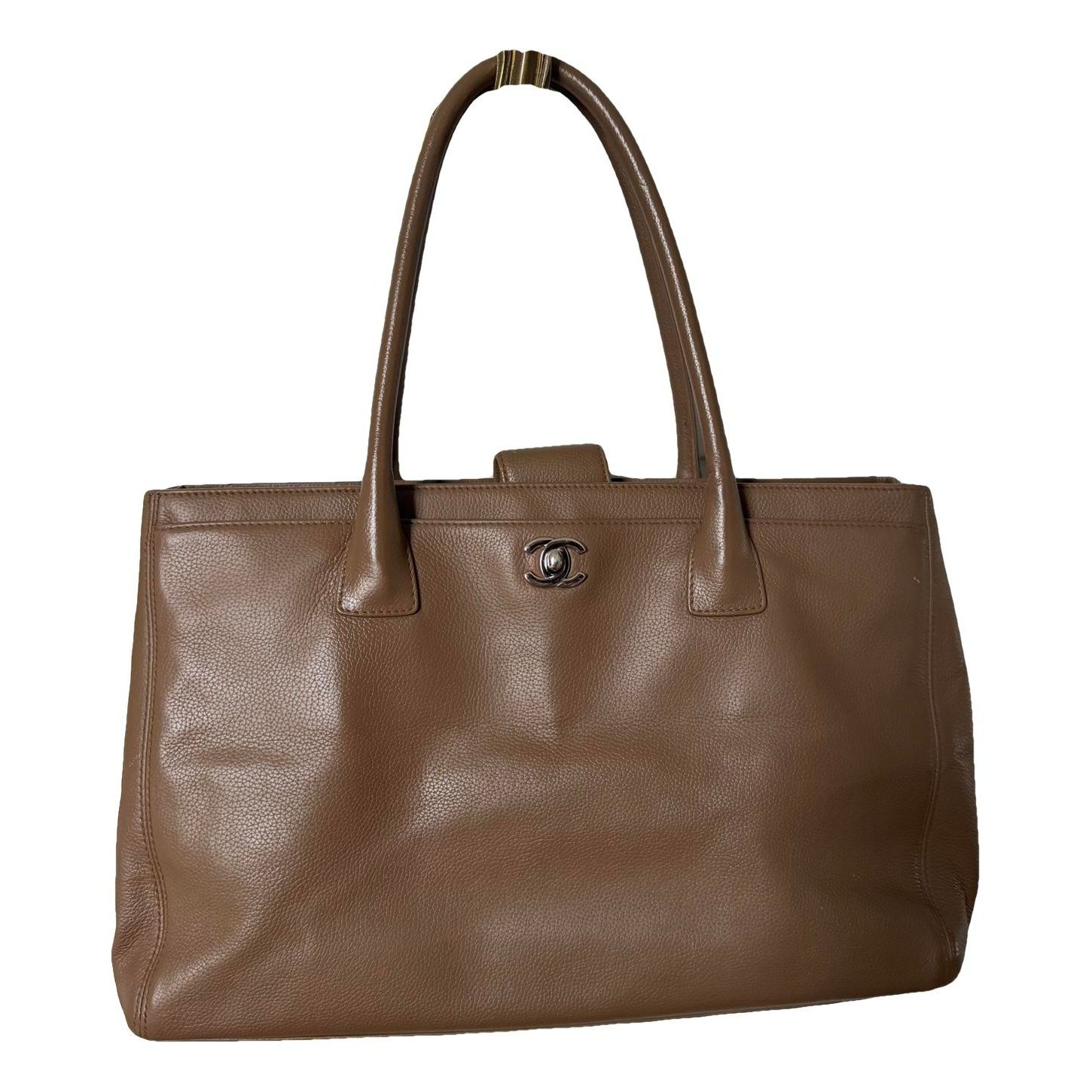 Executive leather tote