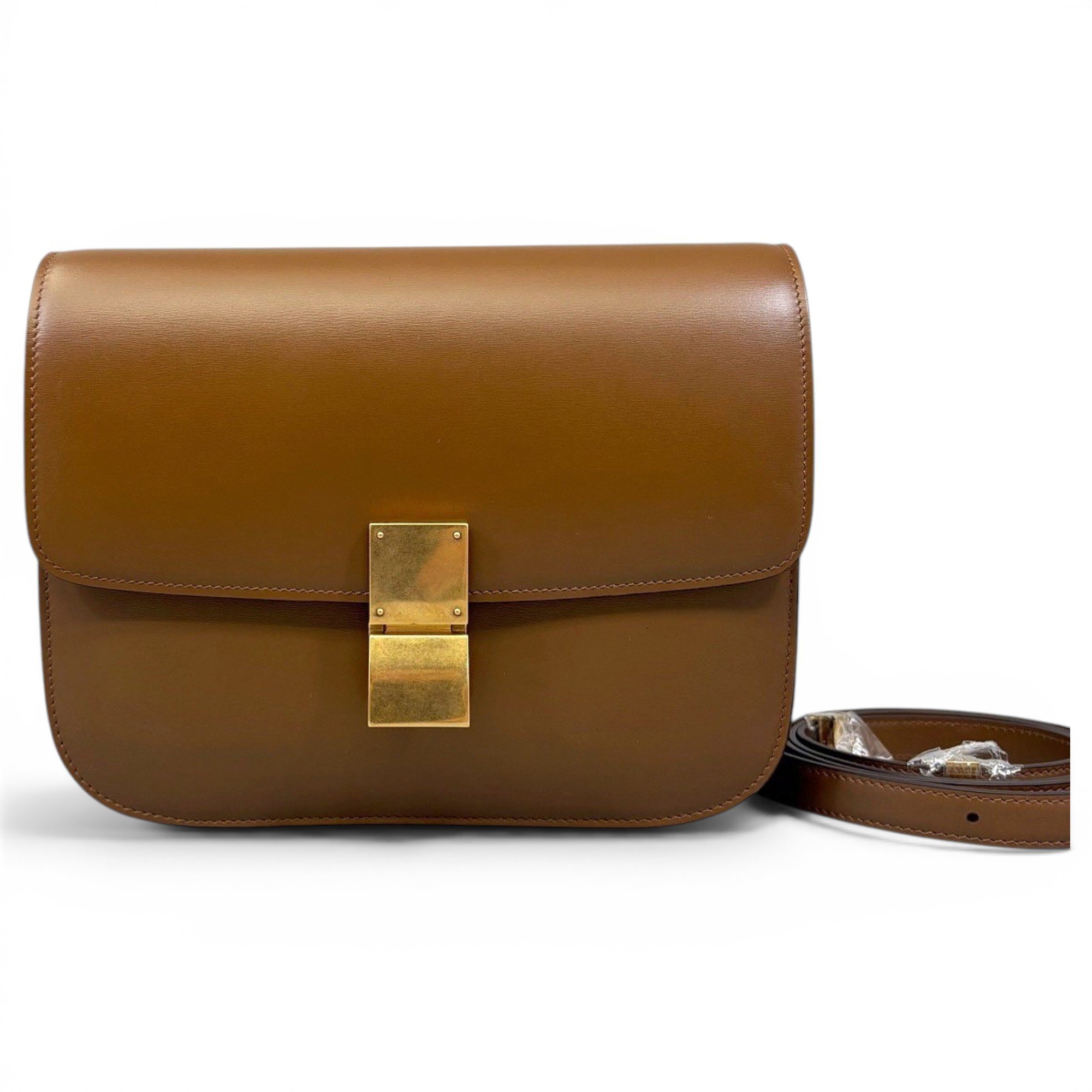 Classic leather crossbody bag