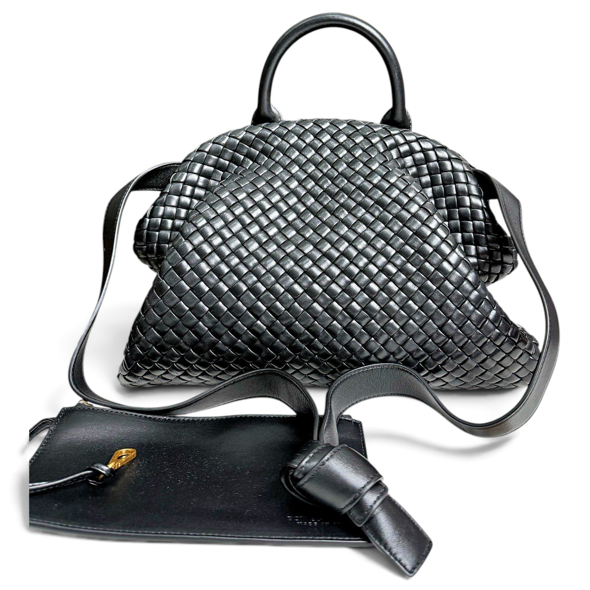 Leather handbag
