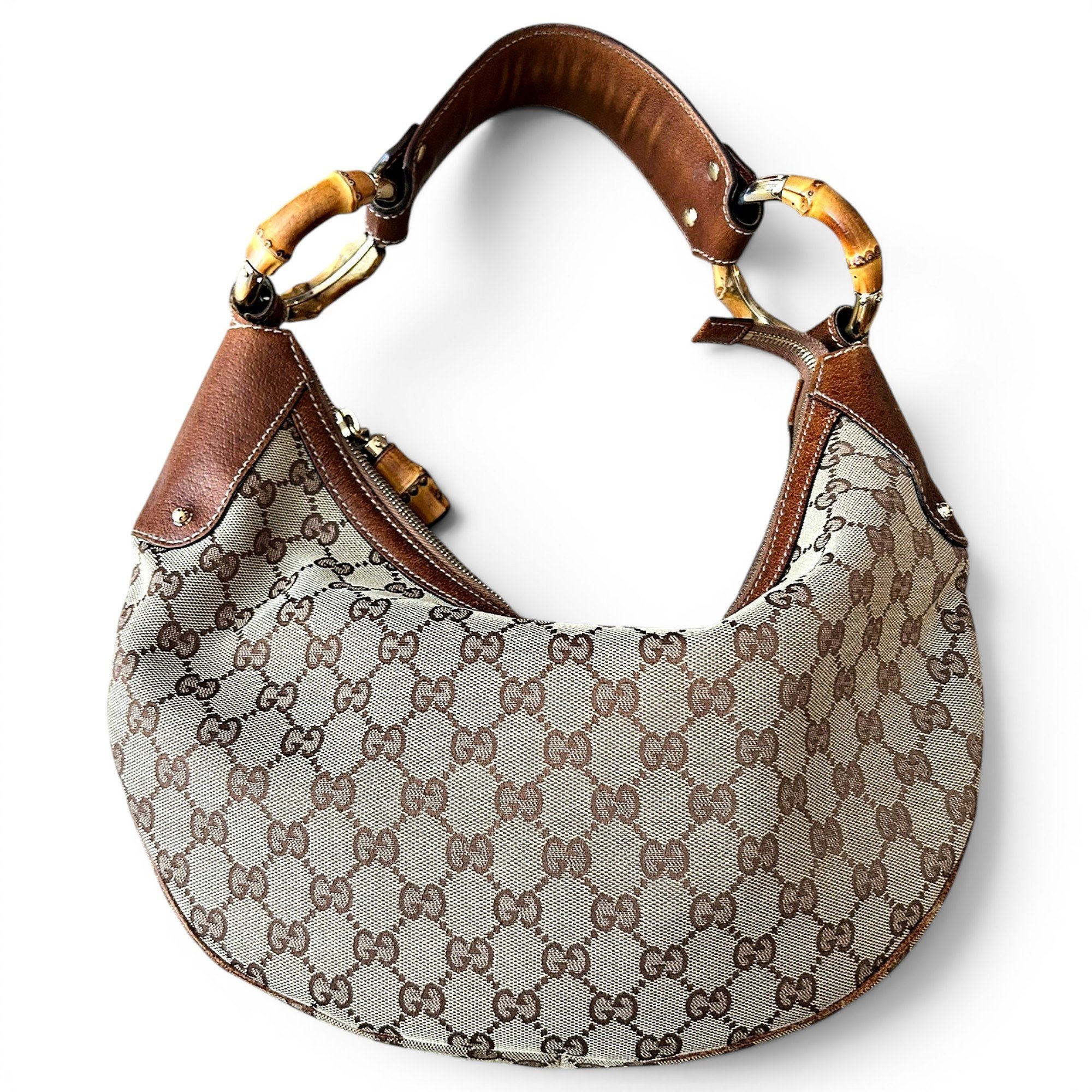 Bamboo Ring leather handbag