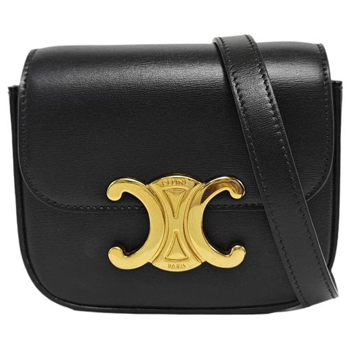 Triomphe leather mini bag