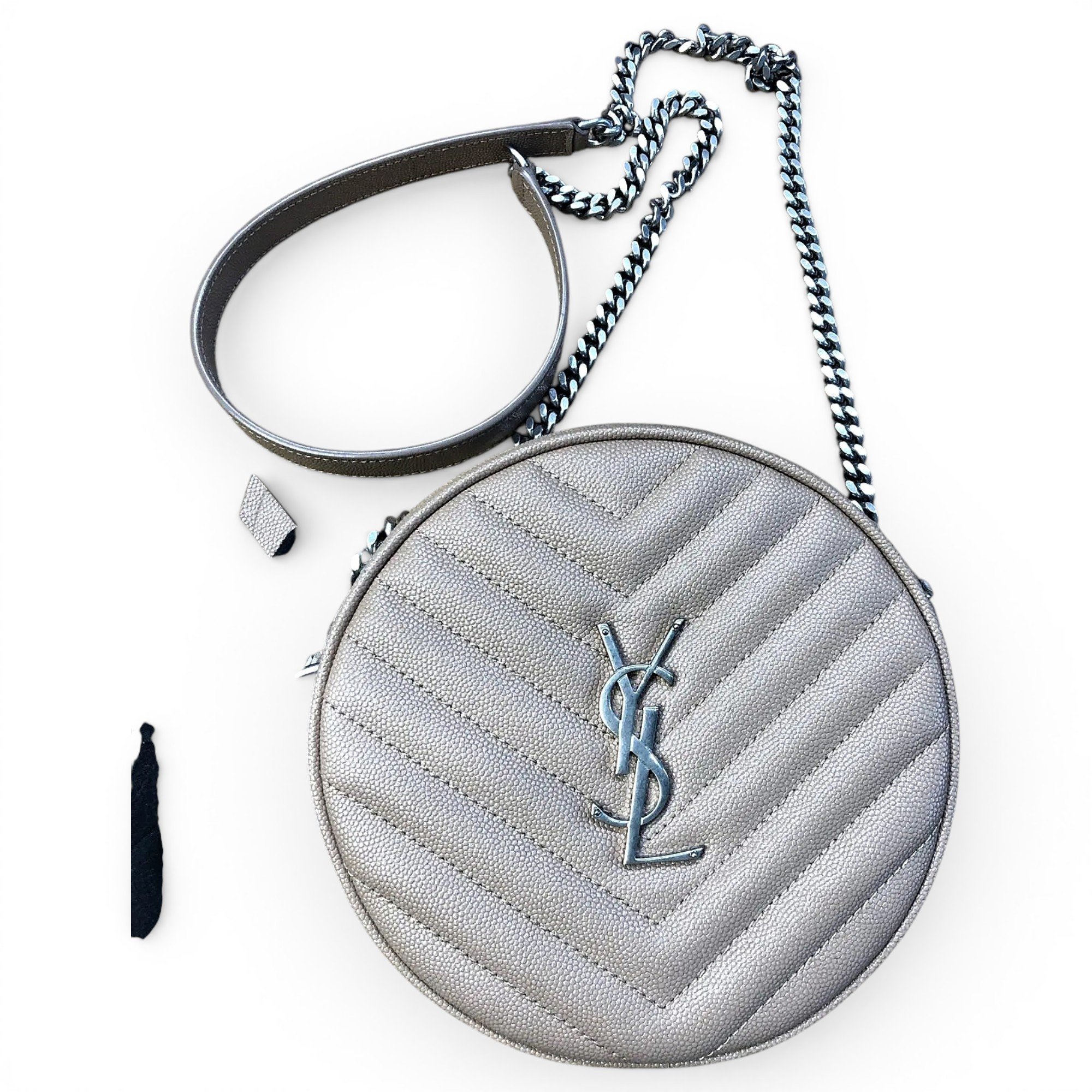 Vinyle leather crossbody bag