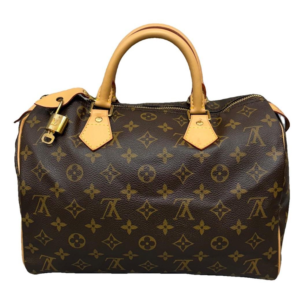 Speedy leather handbag