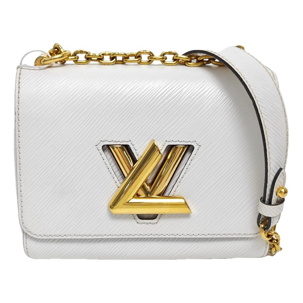 Twist leather handbag