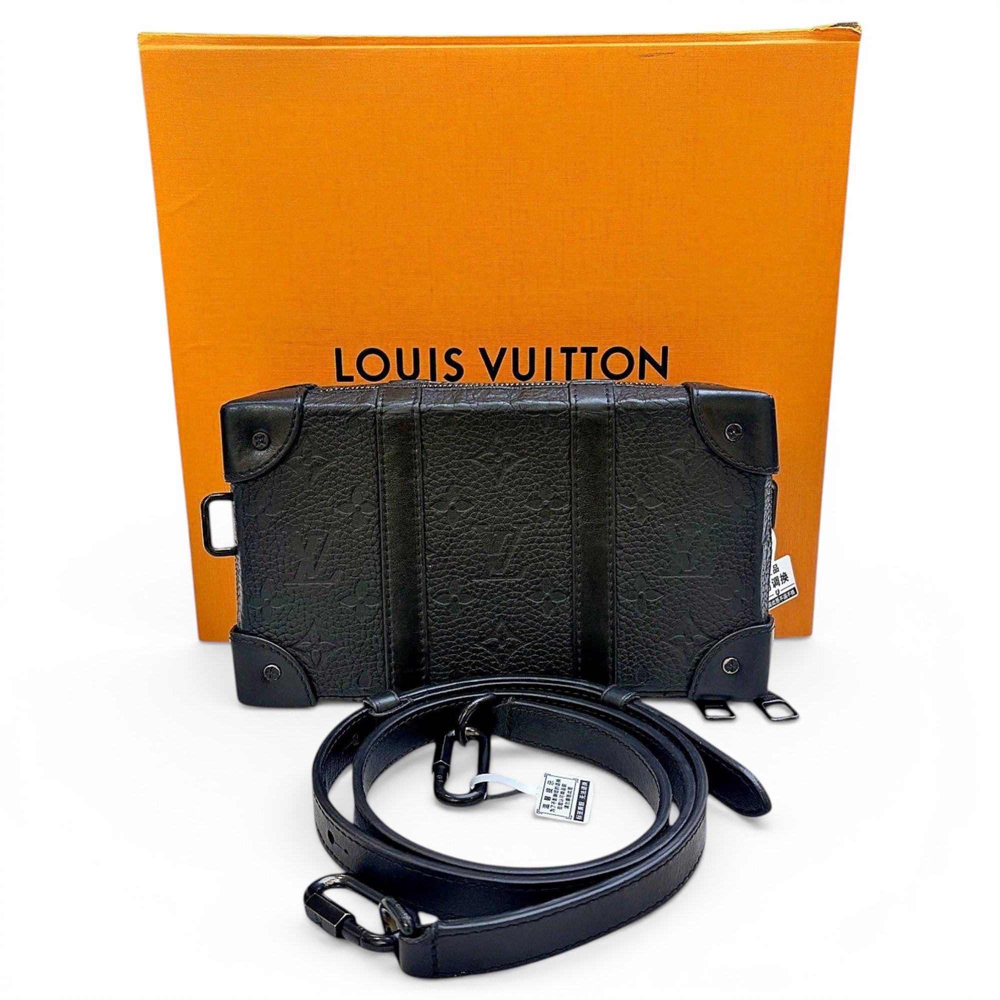 City Trunk leather crossbody bag