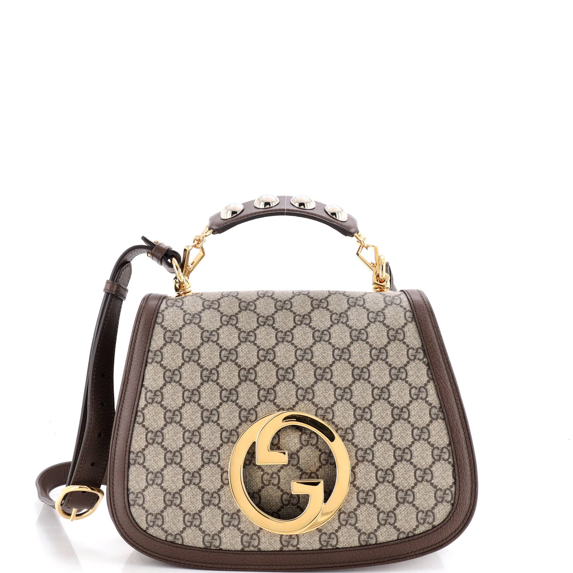 Blondie NM Top Handle Bag GG Coated Canvas Medium