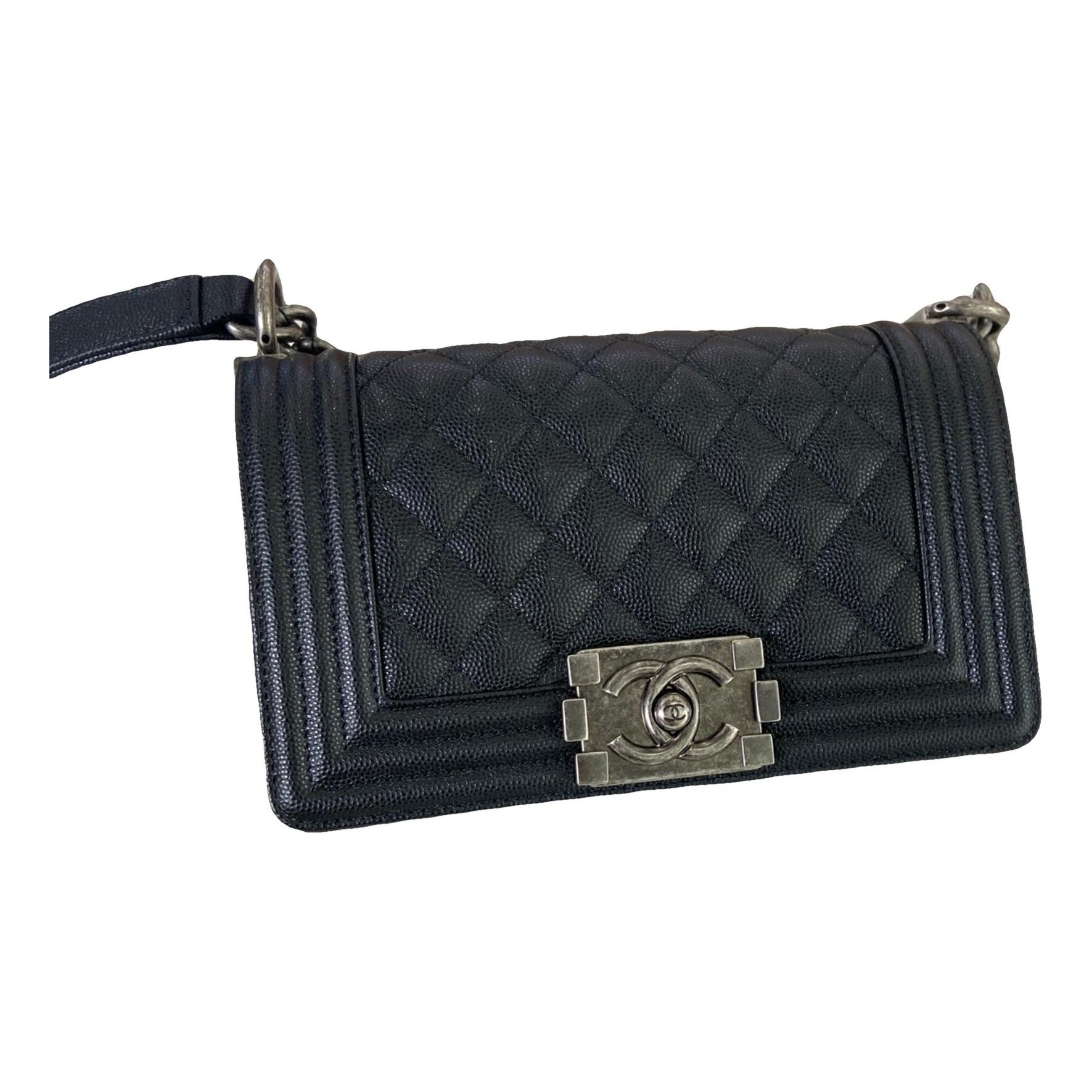Boy leather crossbody bag