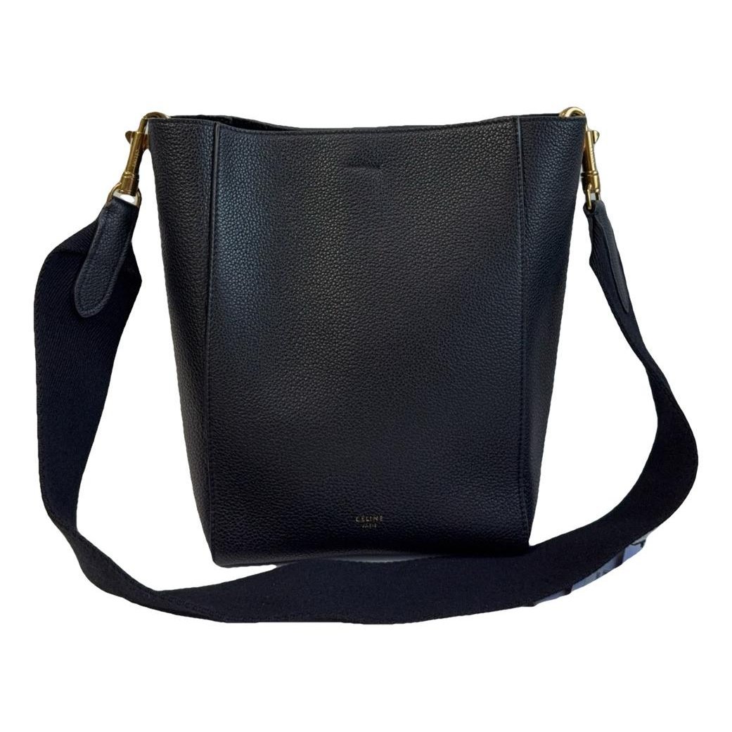 Seau Sangle leather handbag