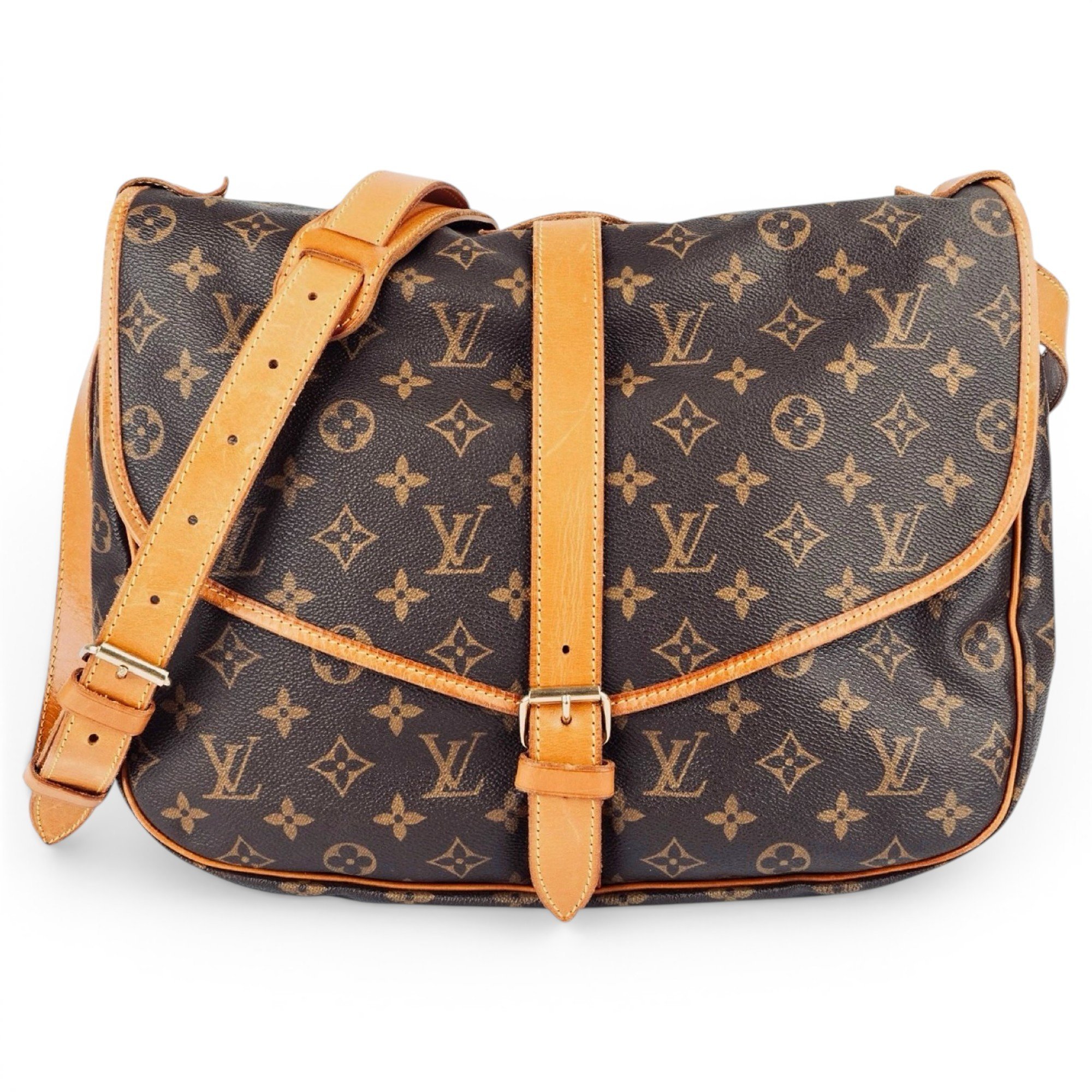 Saumur leather crossbody bag