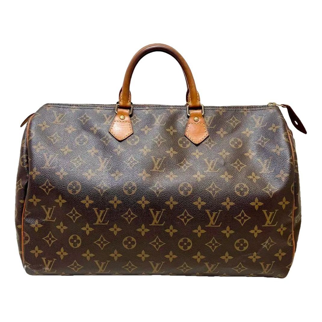 Speedy leather handbag