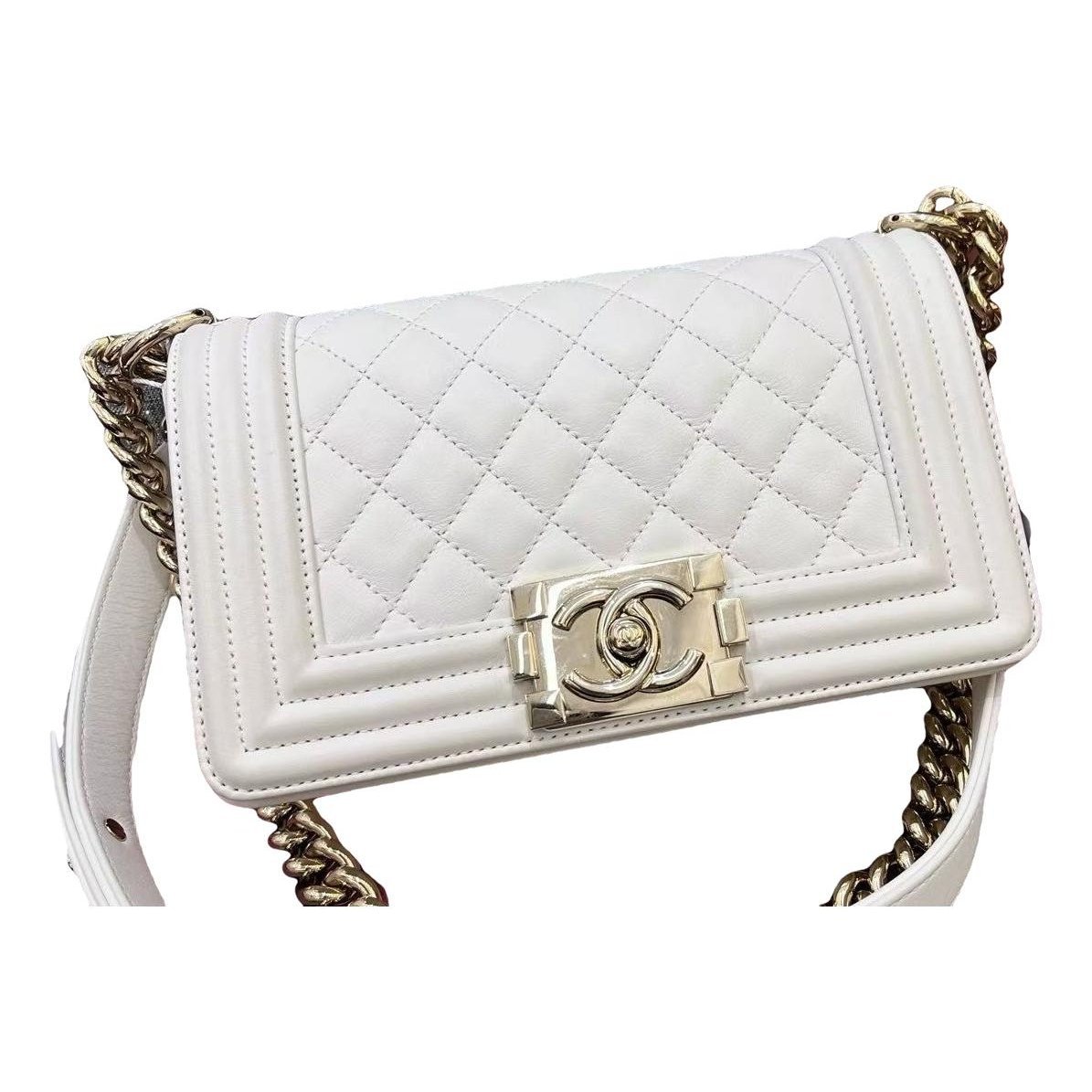 Boy leather crossbody bag