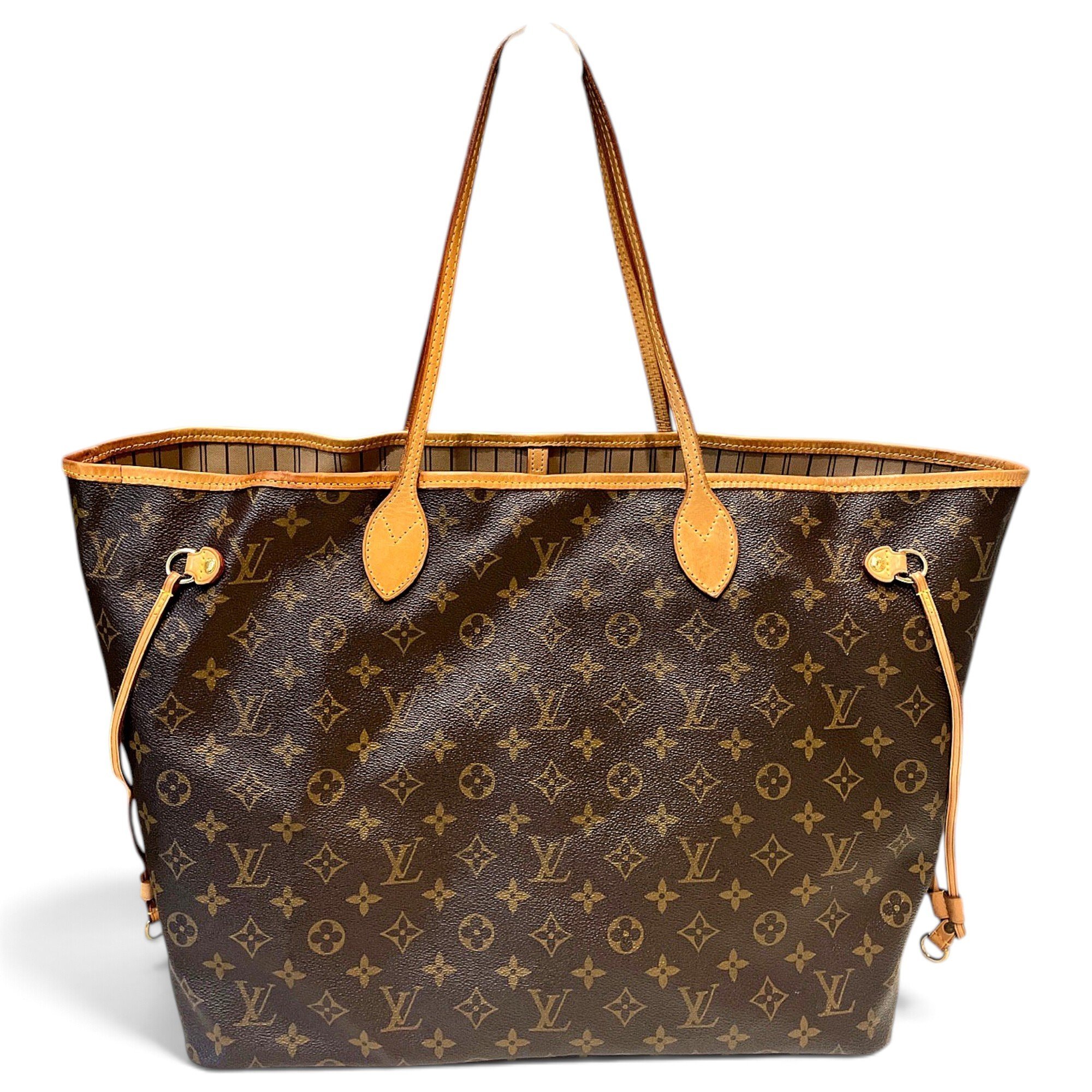 Louis Vuitton Neverfull leather handbag