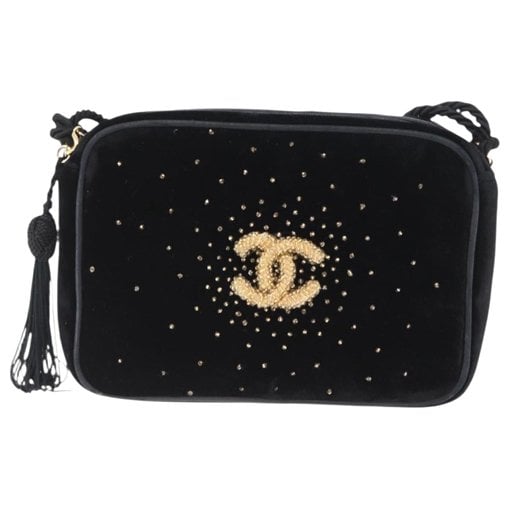 Velvet handbag