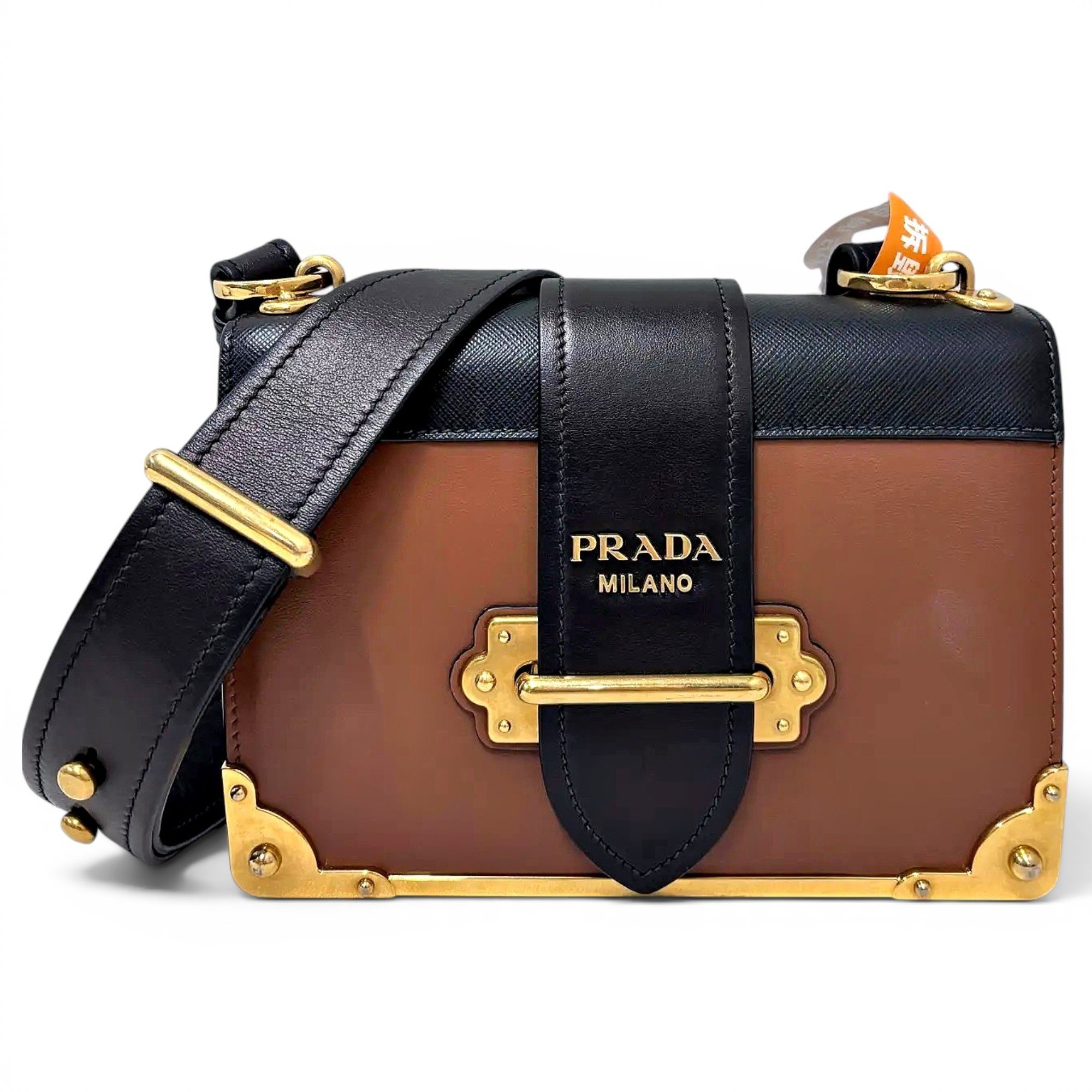 Cahier leather crossbody bag