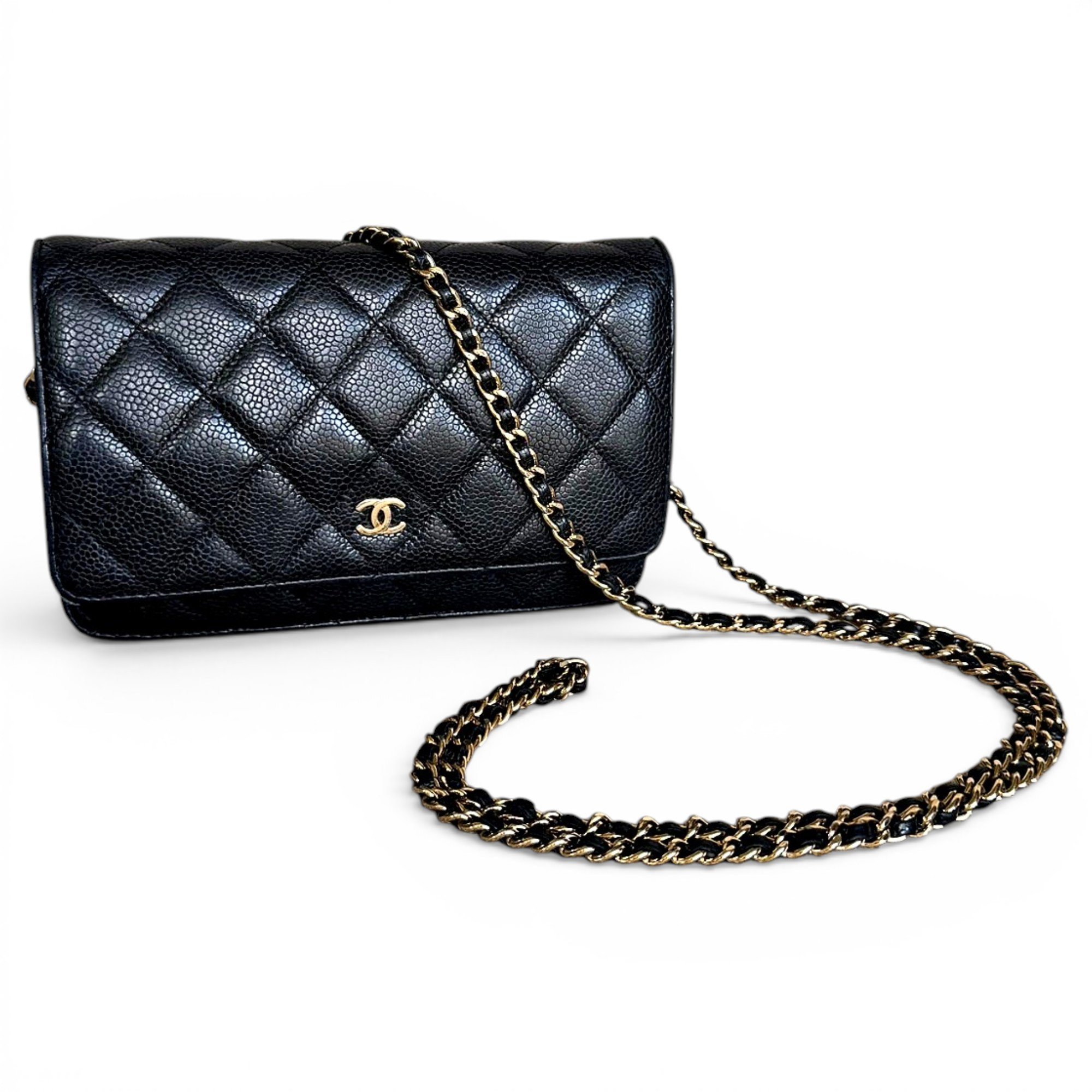 Wallet On Chain Timeless/Classique leather crossbody bag