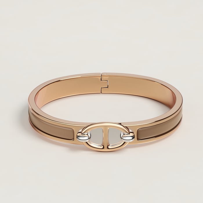 Châtaigne Mini Clic Chaine d'Ancre Bracelet
