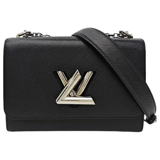 Twist leather handbag