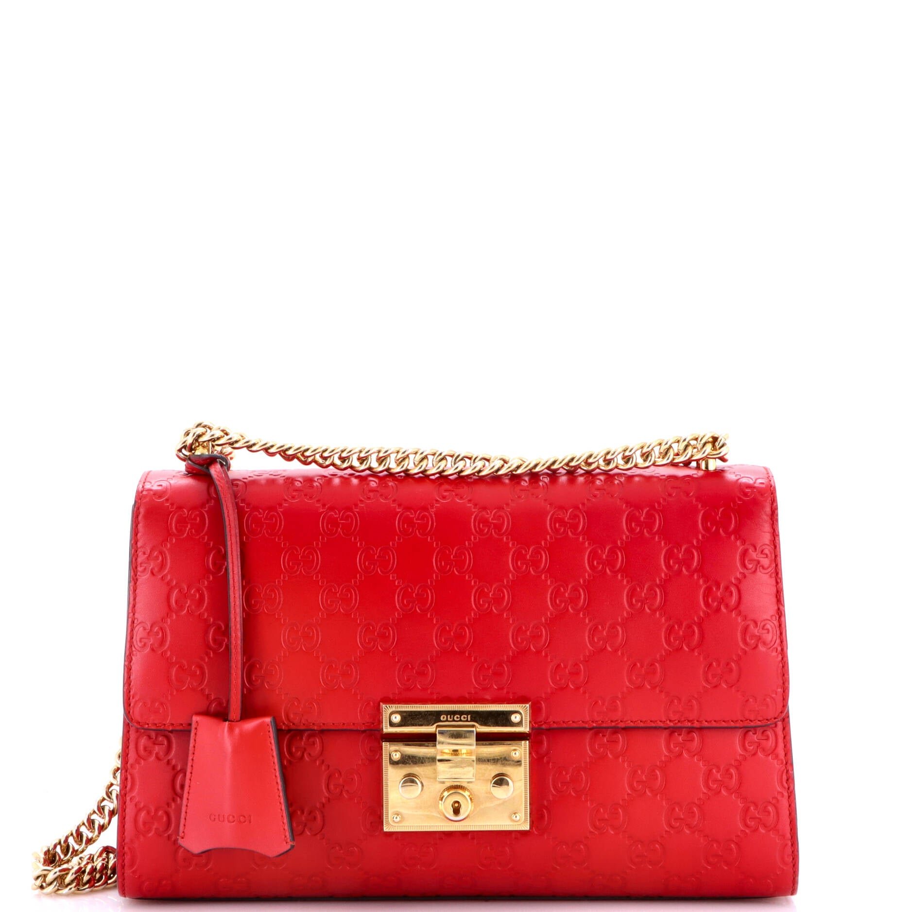 Padlock Shoulder Bag Guccissima Leather Medium