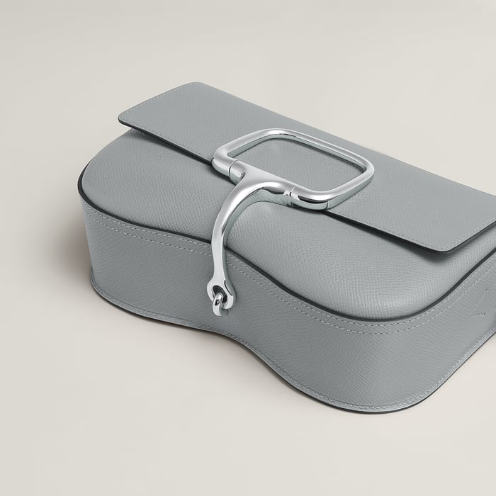 Gris Pantin Hermès Della Cavalleria Elan Bag