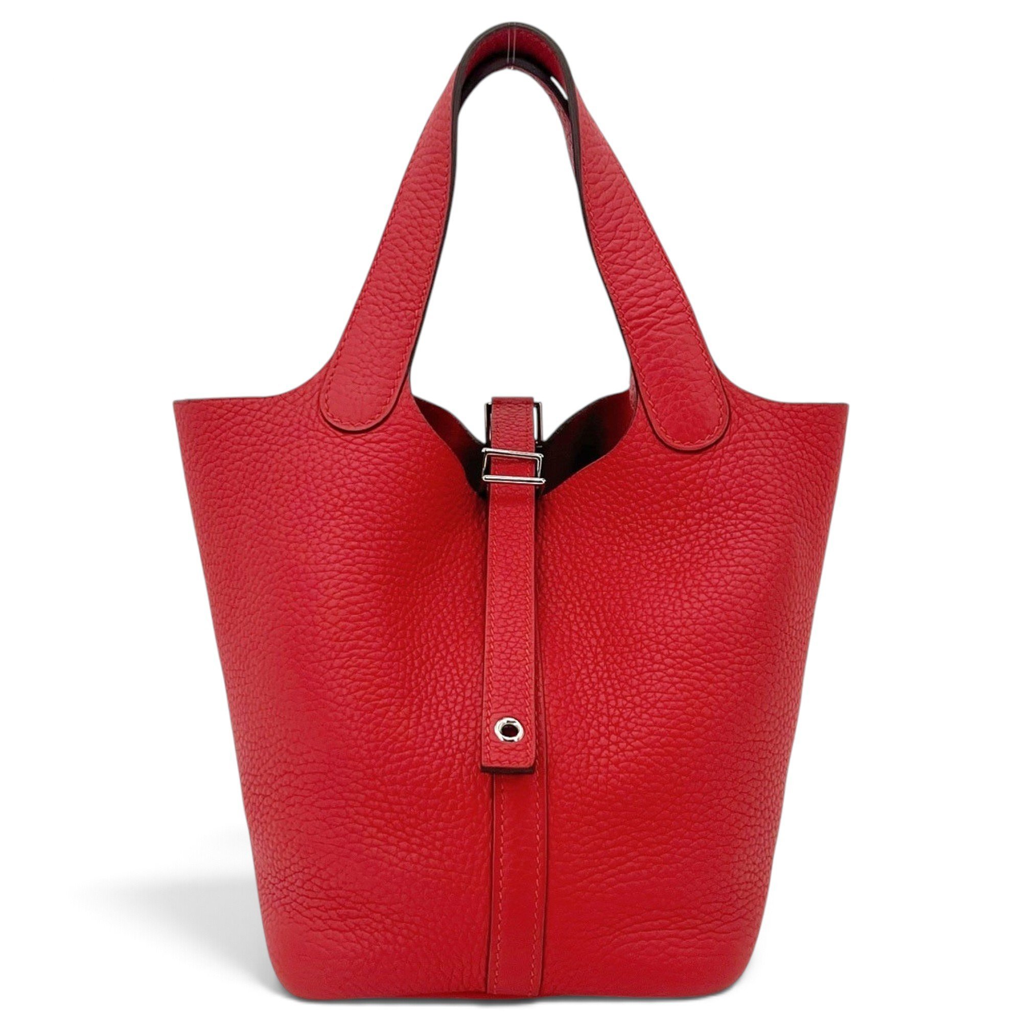 Picotin leather handbag