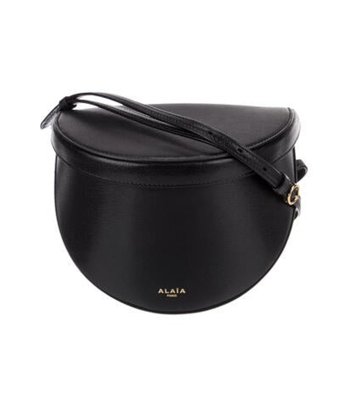 Alaia Leather Women S Black Le Click Leather Crossbody Bag Small
