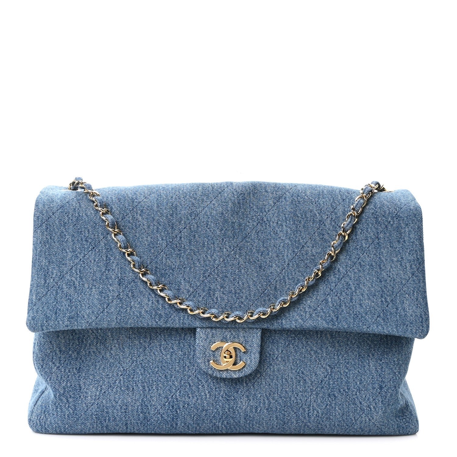 Denim Souplissimo Maxi Flap Blue