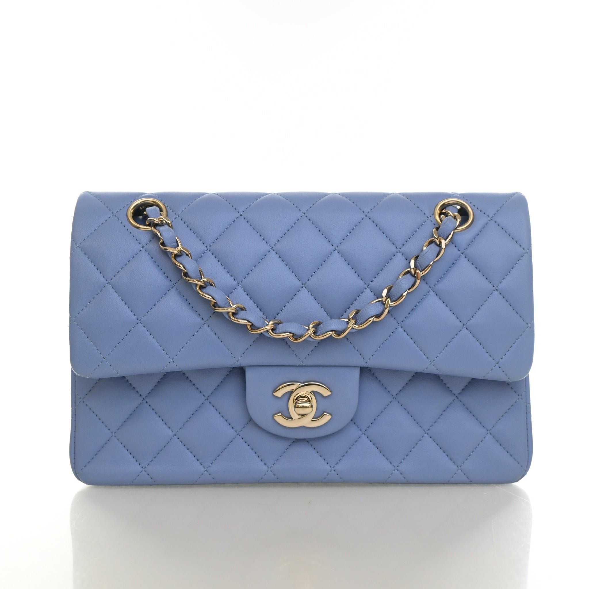 Chanel Small Lambskin Classic Double Flap Bag