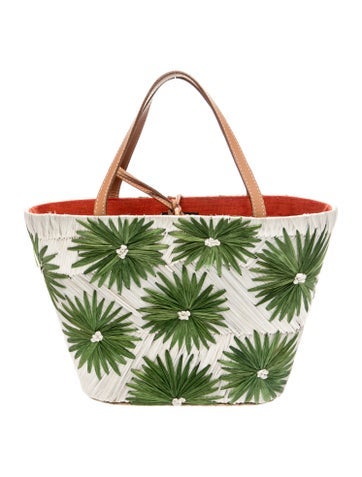 Raffia Top Handle Bag