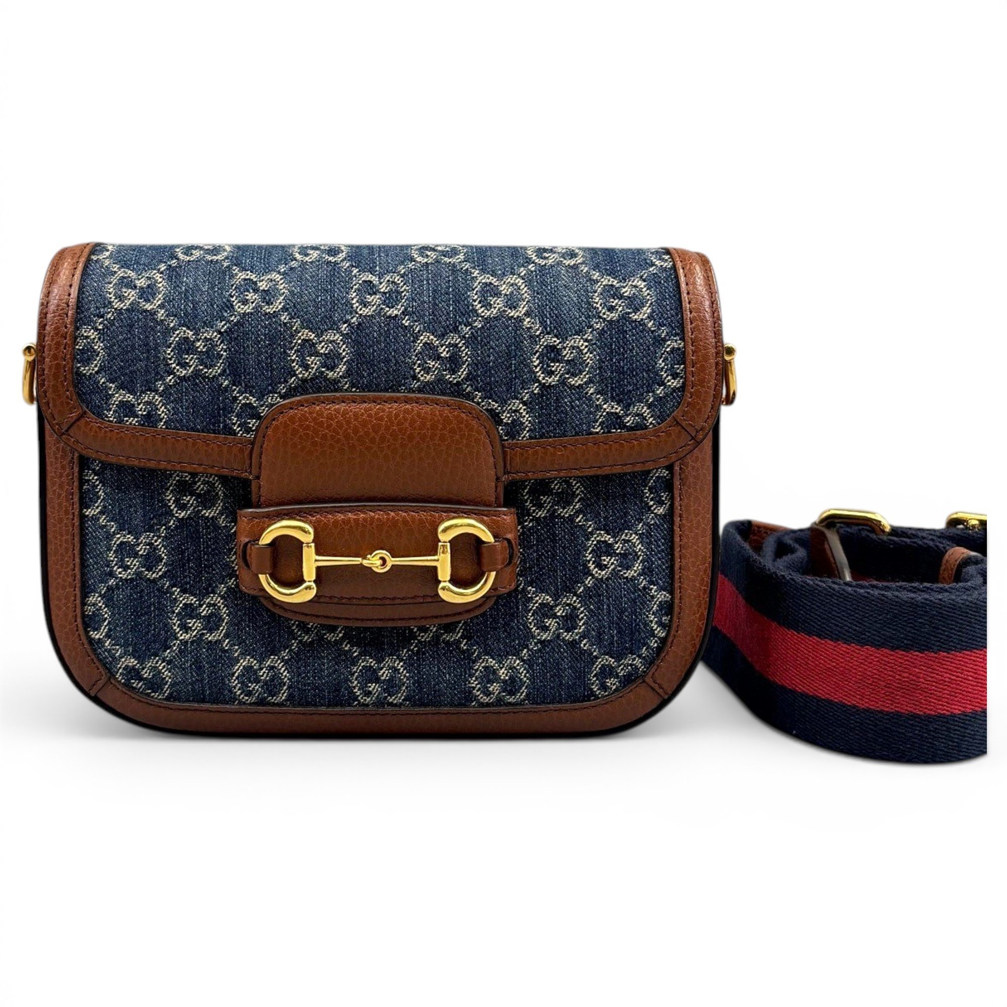 Horsebit 1955 Flap leather handbag
