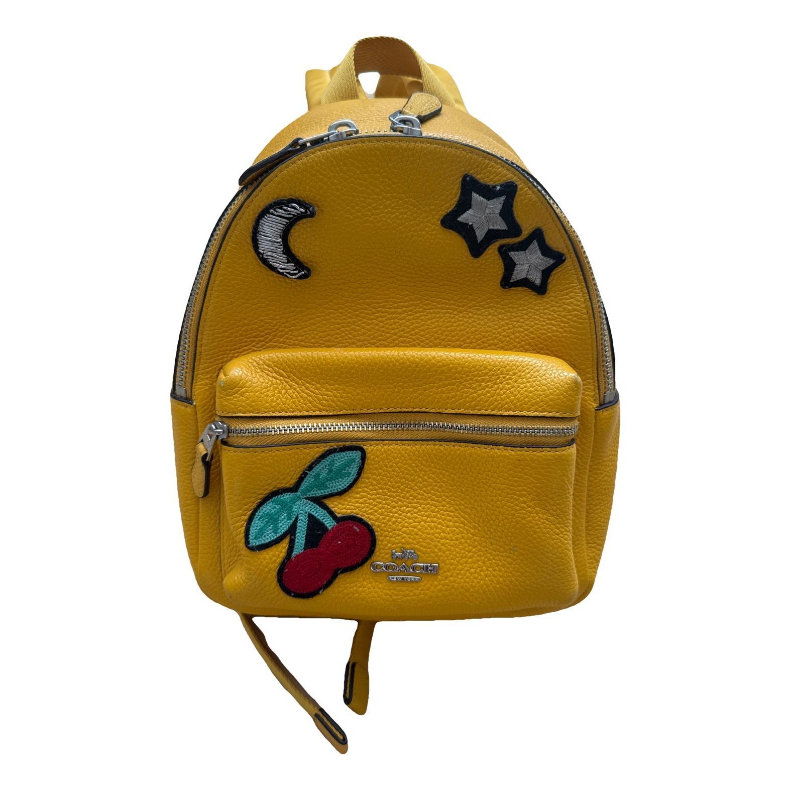 Campus leather backpack