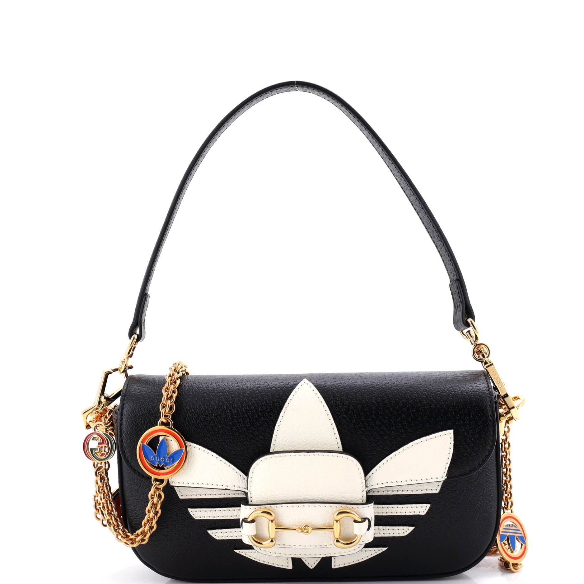Gucci x Adidas Horsebit 1955 Shoulder Bag Leather East West