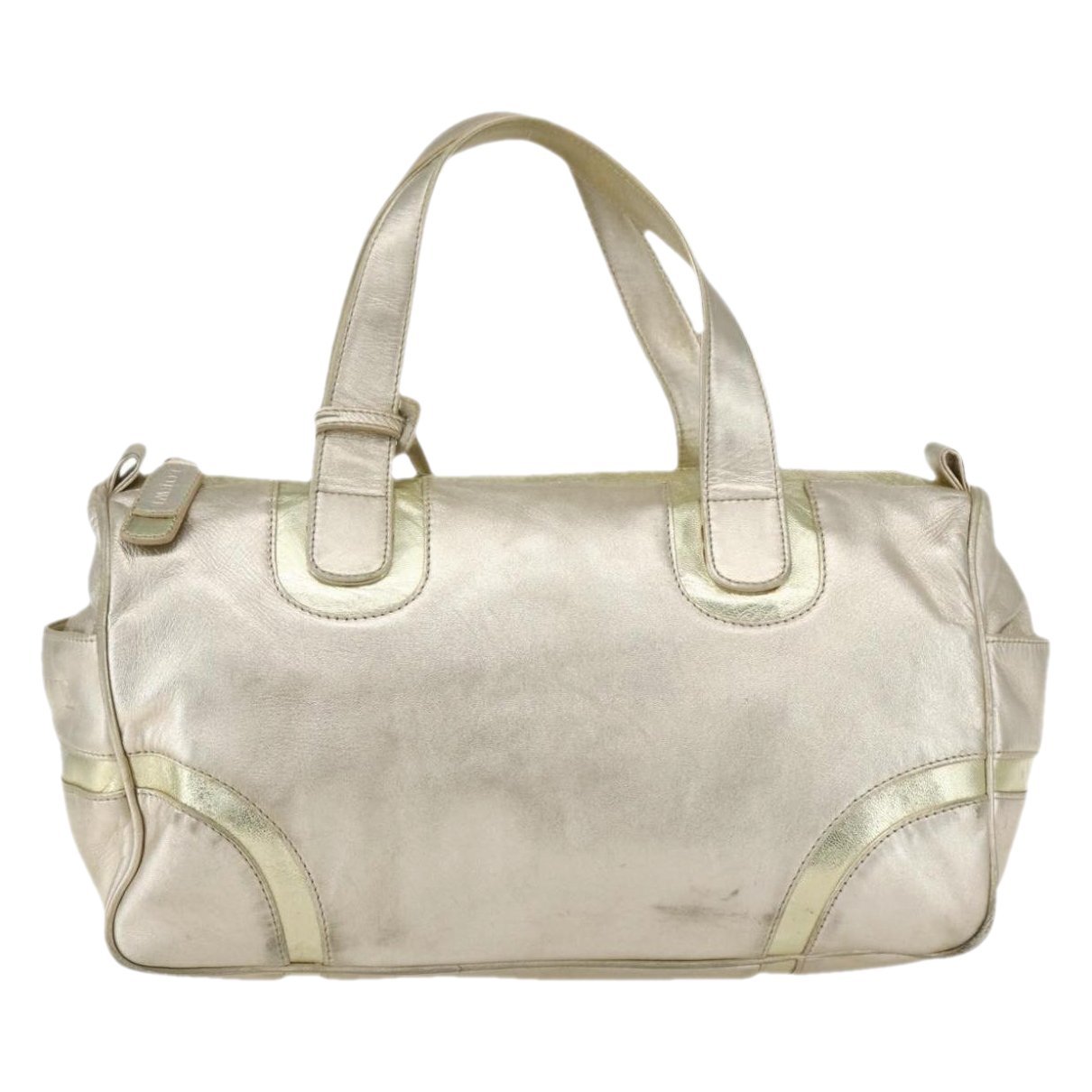 Leather bowling bag