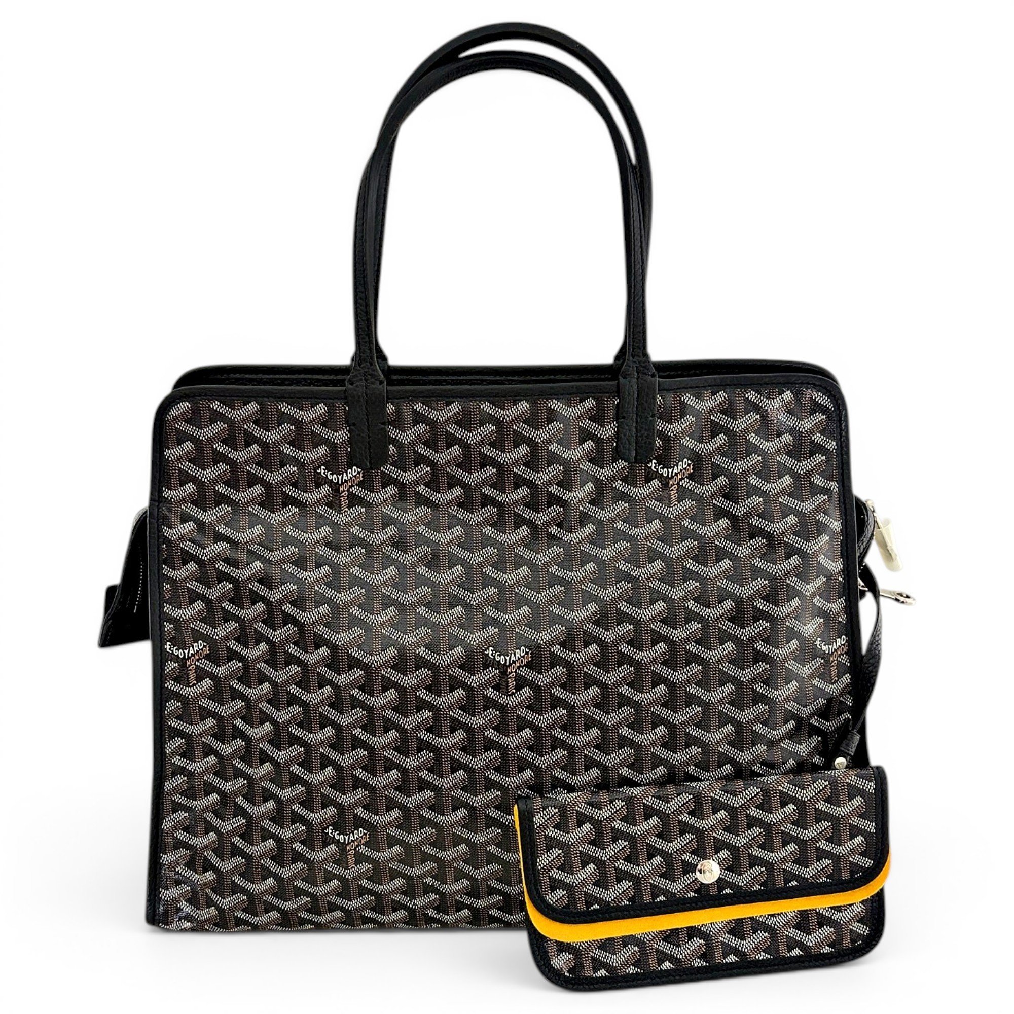 Goyard Hardy leather handbag
