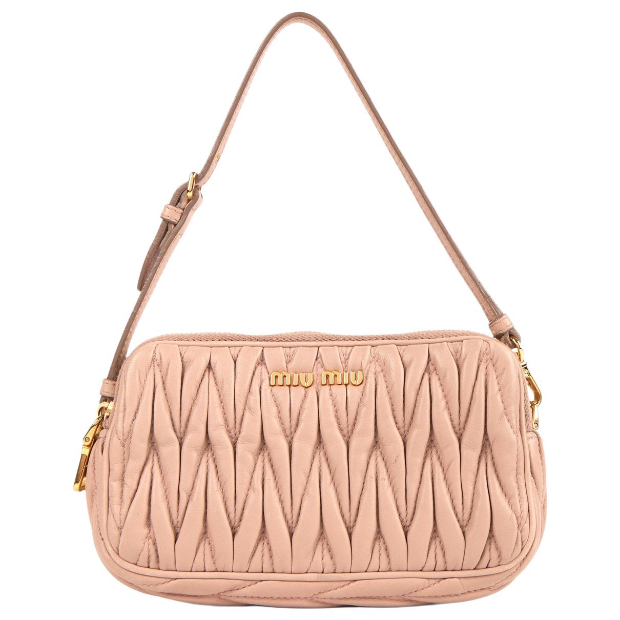 Miu Miu Matelassé leather handbag