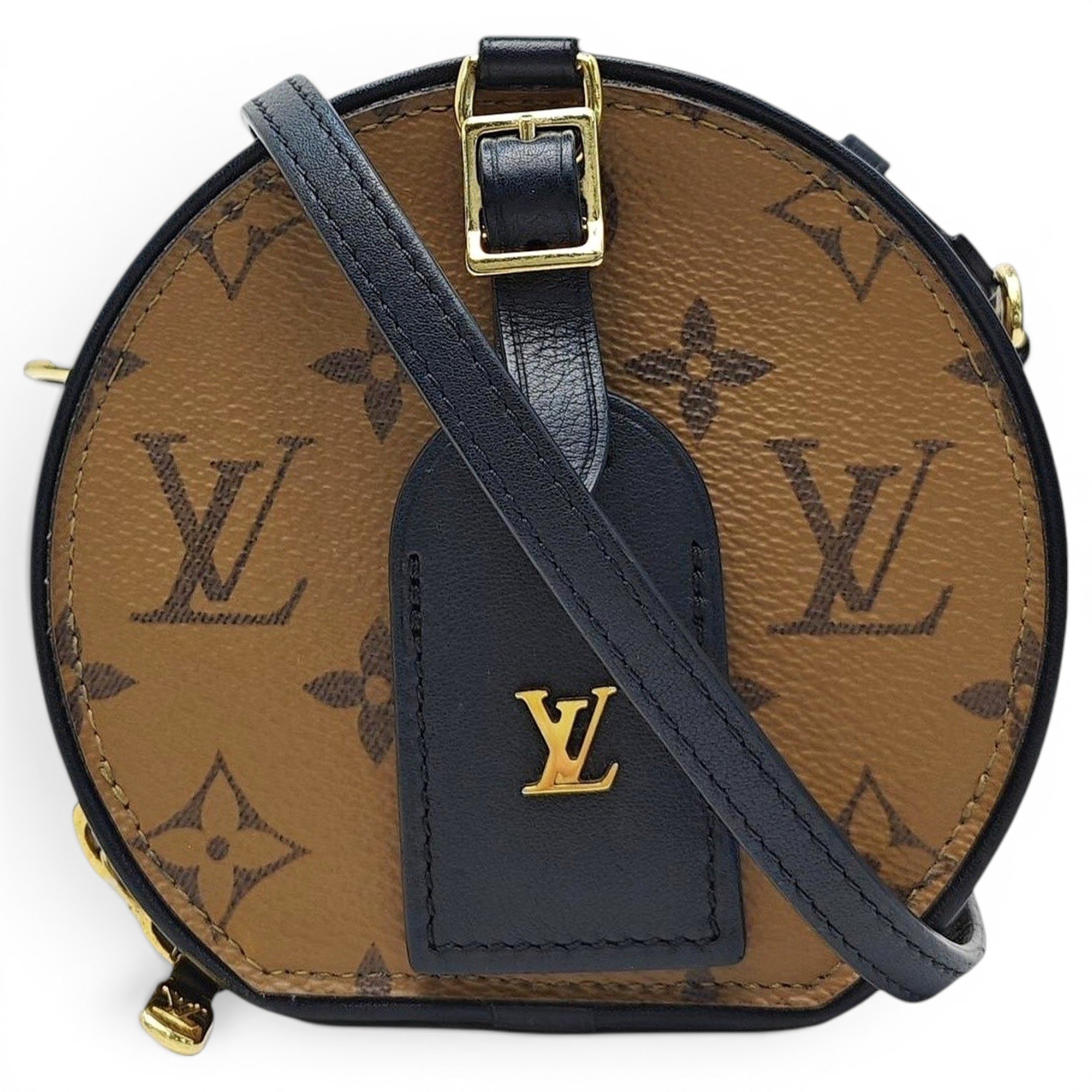Micro boite chapeau leather handbag