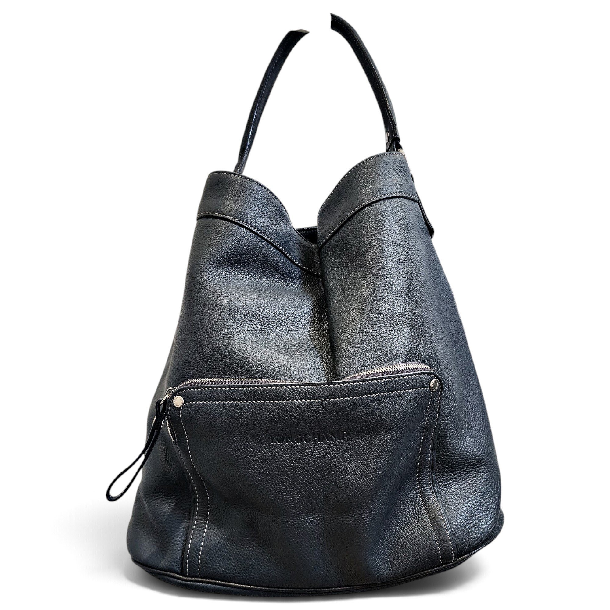 3D leather handbag