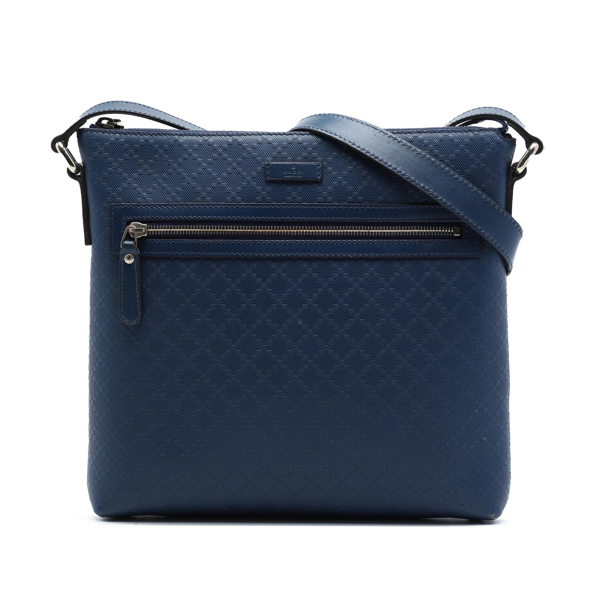 Gucci B leather crossbody bag
