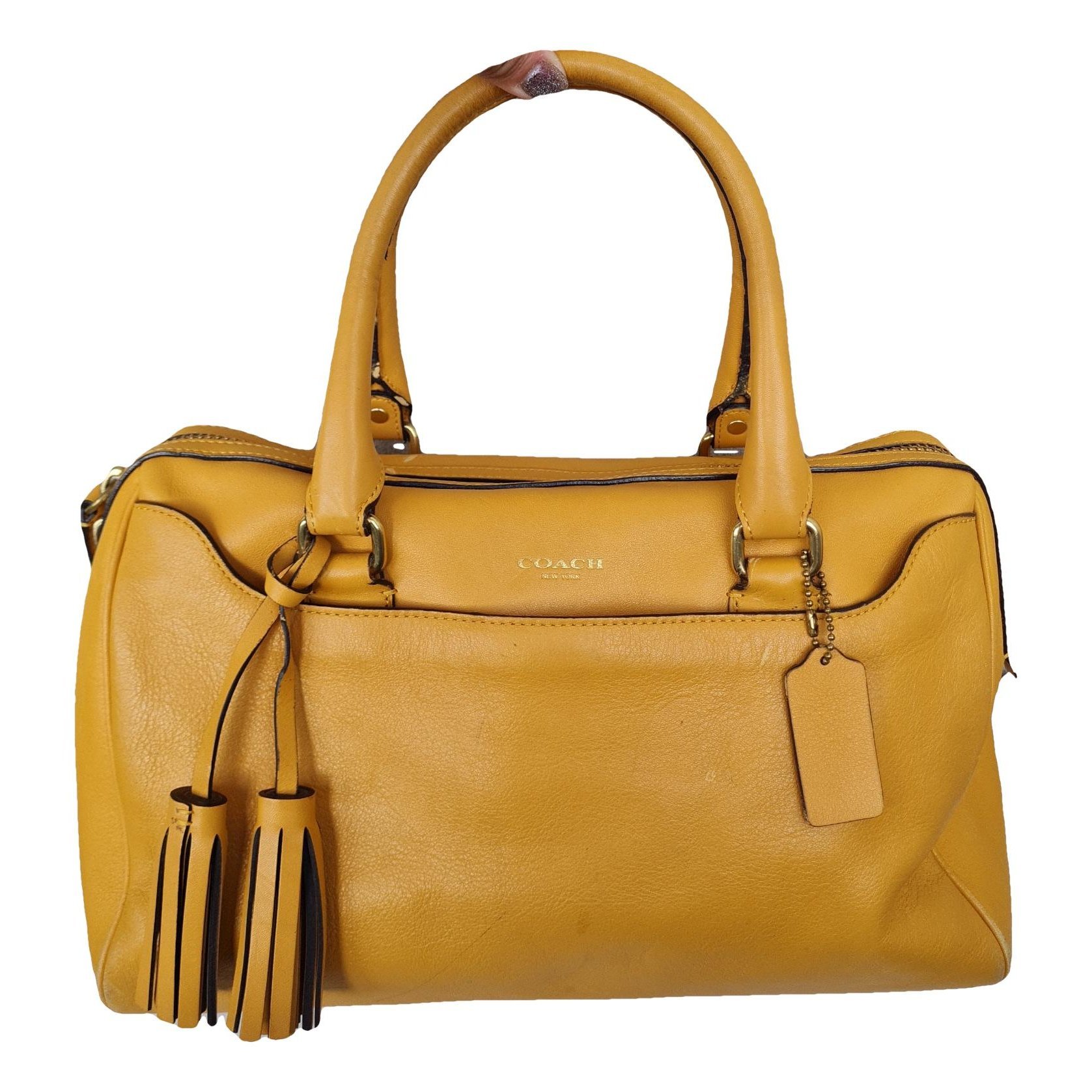 Leather handbag