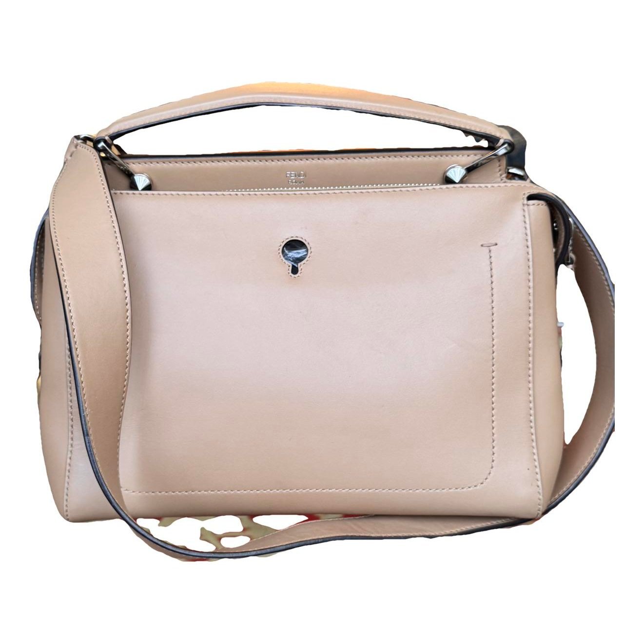 Dot Com leather handbag