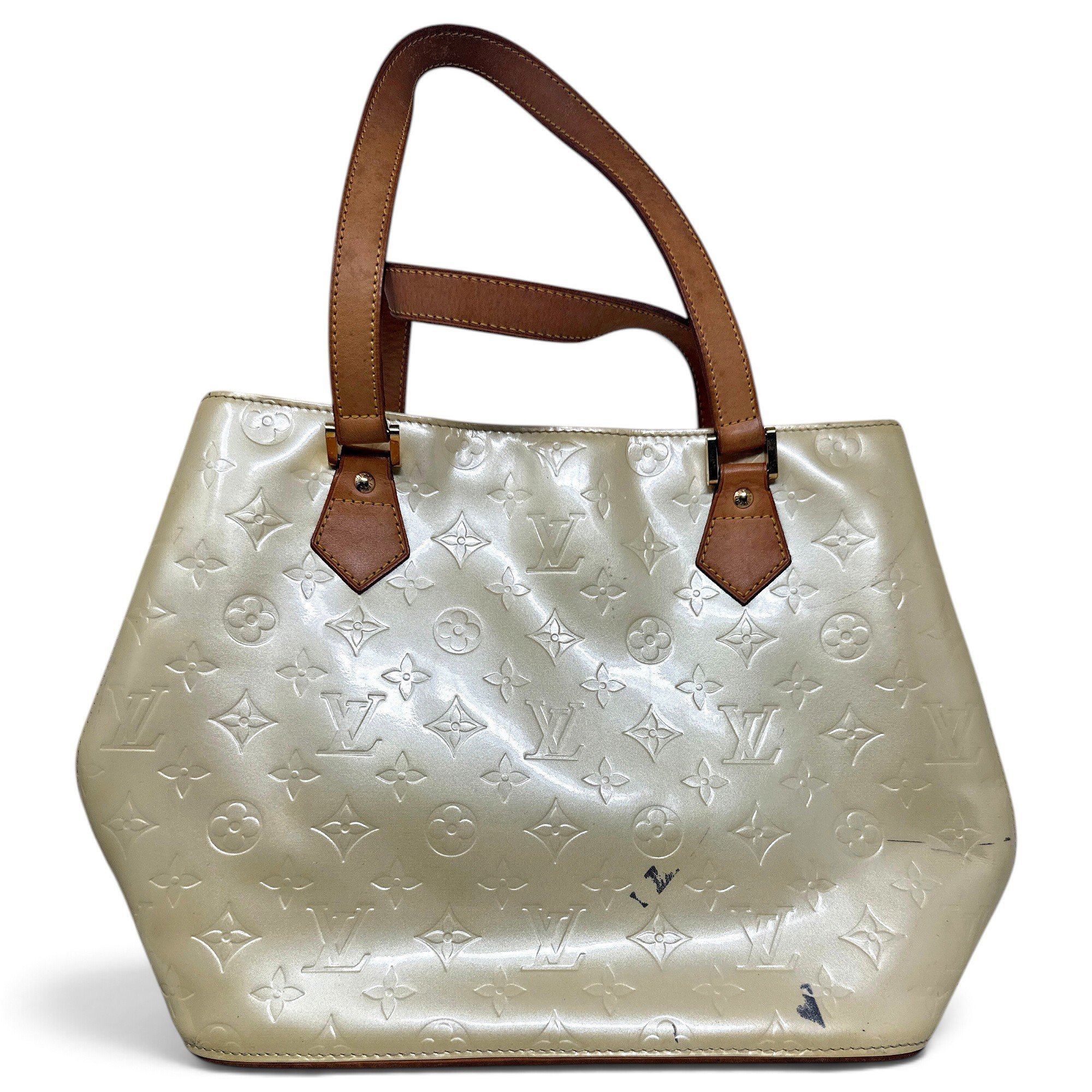Houston patent leather tote